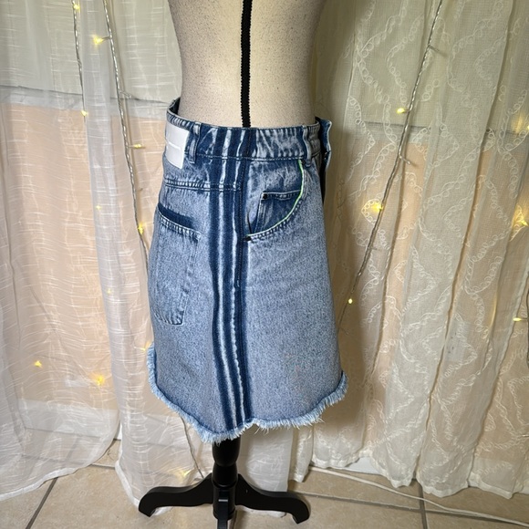 Adidas Blue A-Line Knee-Length Skirt - Picture 6 of 9